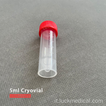 Prodotto di laboratorio Cryovial 5ml FDA